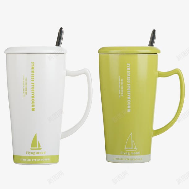 简约陶瓷马克杯png免抠素材_88icon https://88icon.com 产品实物 水杯 茶杯 马克杯