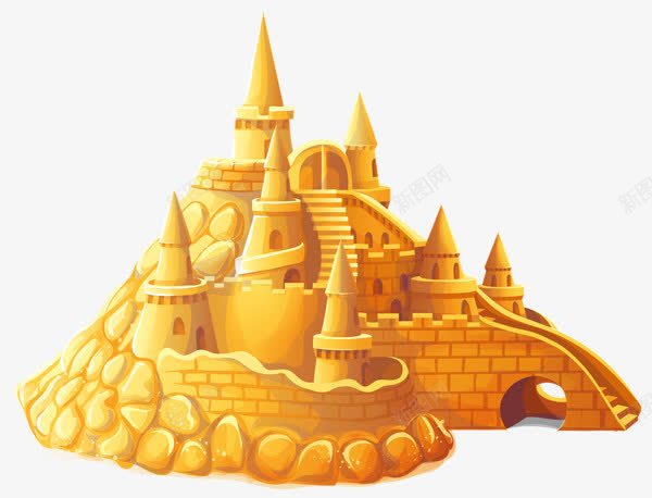 城堡png免抠素材_88icon https://88icon.com 古代建筑 城堡 建筑素材 装饰图案