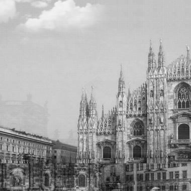 黑白大气欧式建筑背景图摄影图片