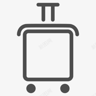 机场行李旅程行李旅行旅行周末旅图标图标