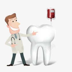 牙刷包装医生素材