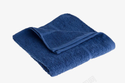 墨蓝色的一块毛巾素材