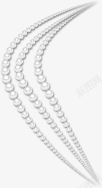 珍珠首饰珍珠串子图标图标