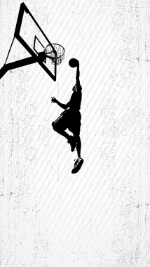 手绘插画篮球比赛矢量图背景