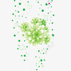 装饰图案绿色树叶春天素材