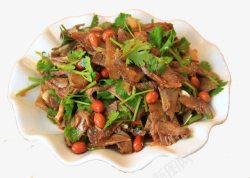 炒牛肝菌素材