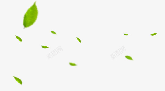 漂浮气球绿叶树叶清新图标图标
