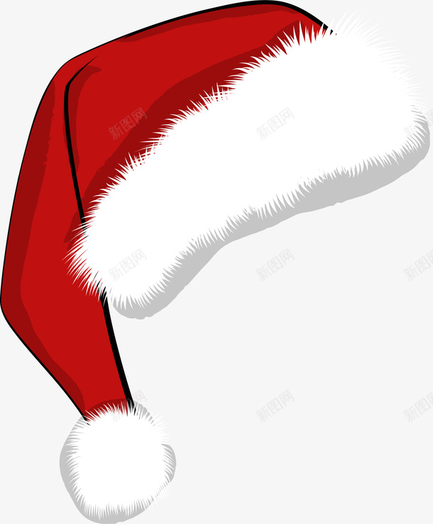 圣诞节红色圣诞帽png免抠素材_88icon https://88icon.com 冬季圣诞帽 喜庆 圣诞节帽子 温暖圣诞帽 白色毛球 红色圣诞帽