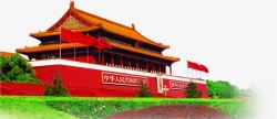 中国的天安门城楼素材