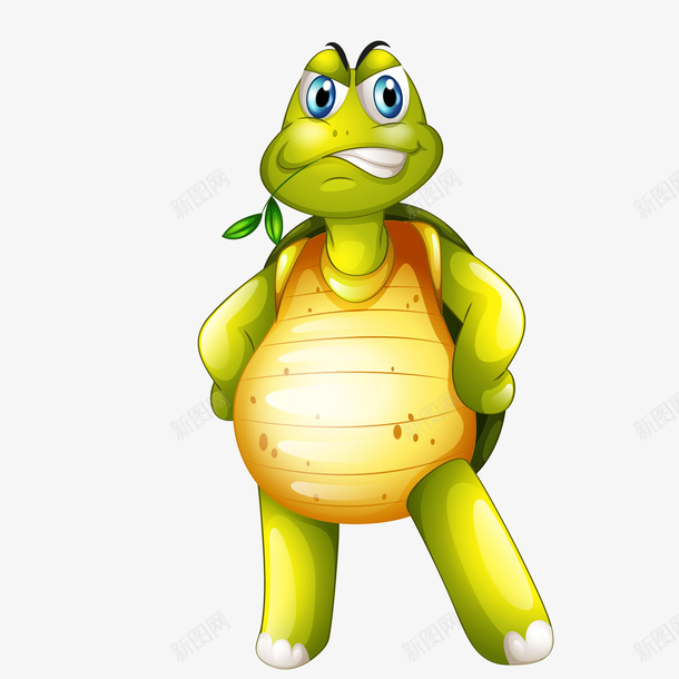 卡通叼着植物的乌龟矢量图ai免抠素材_88icon https://88icon.com 乌龟设计 动物设计 卡通 叶子 植物 矢量图