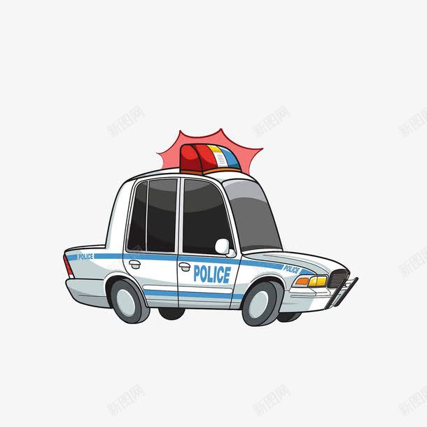 警车车上的提示灯png免抠素材_88icon https://88icon.com 卡通手绘 卡通警车 提示灯 警车车上的提示灯