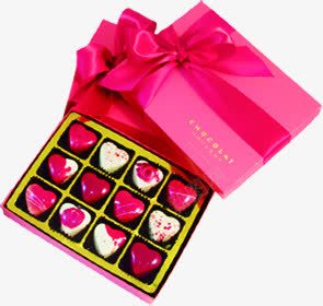 粉色巧克力礼盒爱情png免抠素材_88icon https://88icon.com 巧克力 爱情 礼盒 粉色
