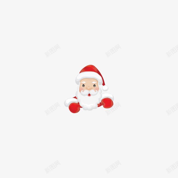 带红色帽子的圣诞老人png免抠素材_88icon https://88icon.com 免扣 免扣素材 圣诞 带红色帽子 老人