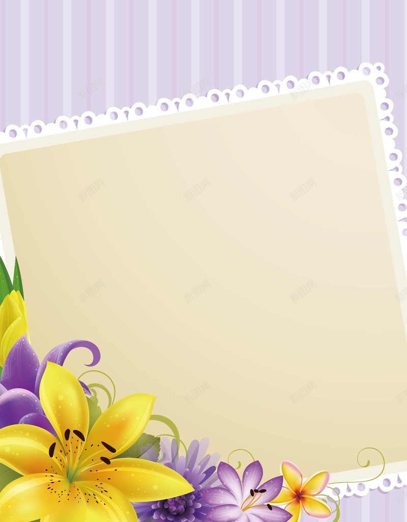 边框的彩色花朵背景矢量图ai设计背景_88icon https://88icon.com AI 海报 温暖 矢量素材 紫色 纹理 线条 背景 花朵 边框 高清背景设计图 矢量图
