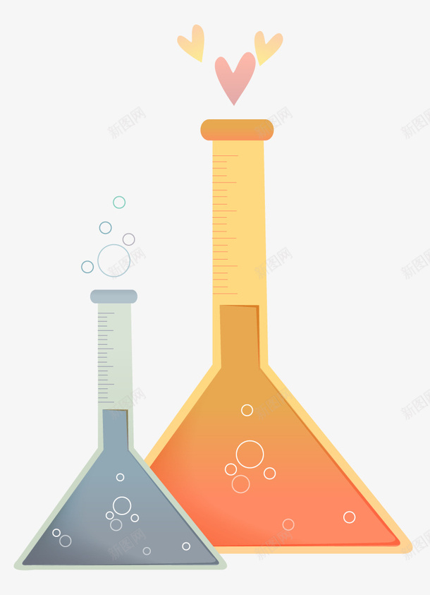 卡通化学试剂瓶矢量图ai免抠素材_88icon https://88icon.com 化学图案 卡通装饰 装饰图案 试剂瓶 矢量图