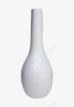 白色陶瓷花瓶抠图素材