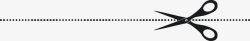 剪切线矢量剪切线图标高清图片
