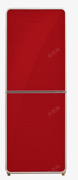 红色电冰箱素材