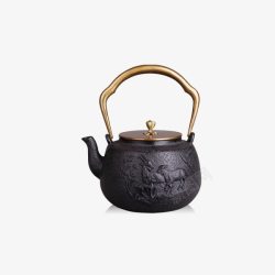 三阳开泰铸铁茶壶素材