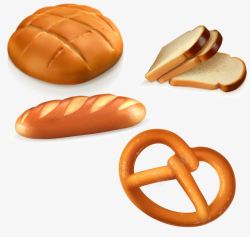 面包种类矢量图素材
