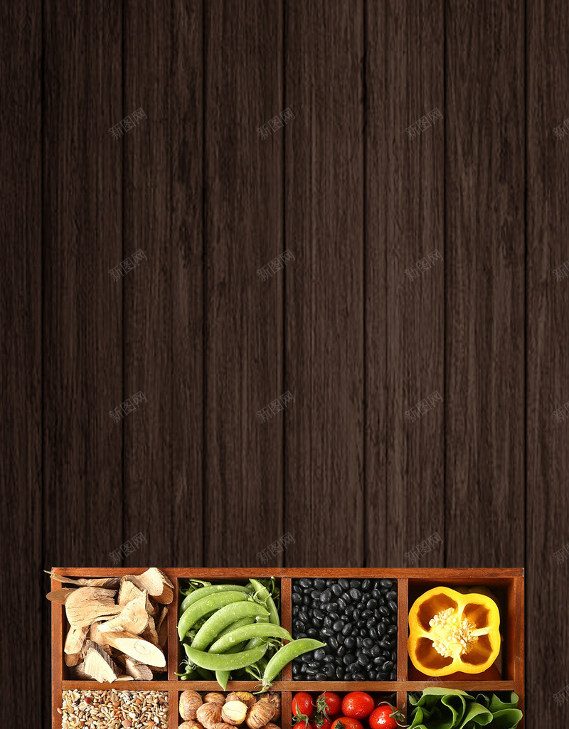 棕色木质新鲜蔬菜促销PSD分层H5psd设计背景_88icon https://88icon.com H5 PSD分层 新鲜蔬菜 木质 棕色 水彩促销 生鲜 纹理 蔬菜 质感