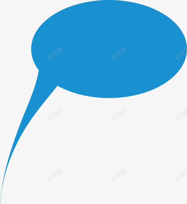 蓝色的对话框png免抠素材_88icon https://88icon.com 对话 聊天 说话