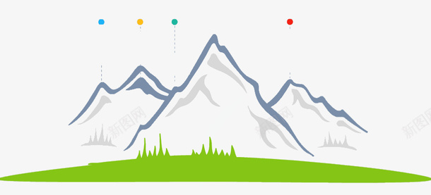 商务山峰矢量图eps免抠素材_88icon https://88icon.com PPT 免抠PNG素材 商务 山峰 矢量图