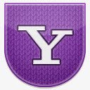 简约社交媒体网页图标yahoo图标