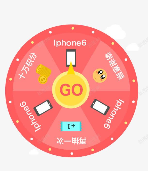 卡通转盘psd免抠素材_88icon https://88icon.com 卡通 手绘转盘