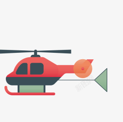 直升图彩色手绘的直升飞机高清图片