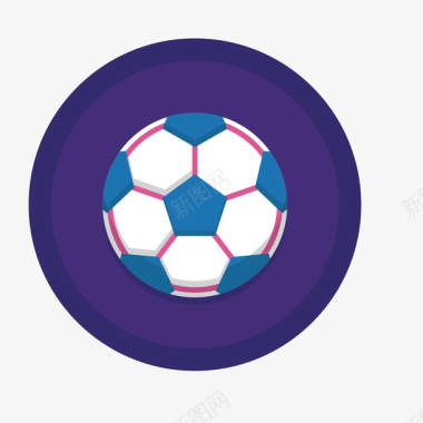 免抠PNG卡通足球体育项目标矢量图图标图标
