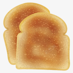 烤面包面包早餐素材