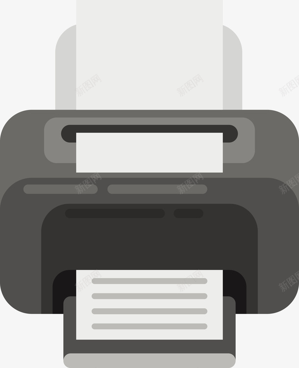 一个黑色办公打印机矢量图eps免抠素材_88icon https://88icon.com 一个打印机 办公打印机 打印机 打印机PNG 矢量黑色打印机 黑色打印机 矢量图