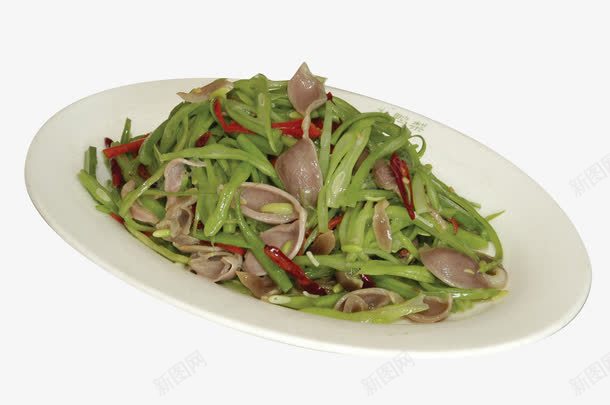 鸡胗豆角丝png免抠素材_88icon https://88icon.com 产品实物 菜品 食品餐饮 食物 餐饮 鸡胗