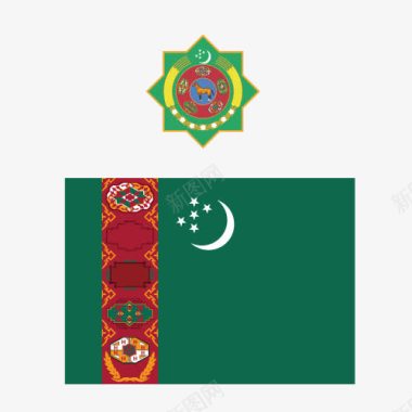 共和国土库曼斯坦国徽图标图标
