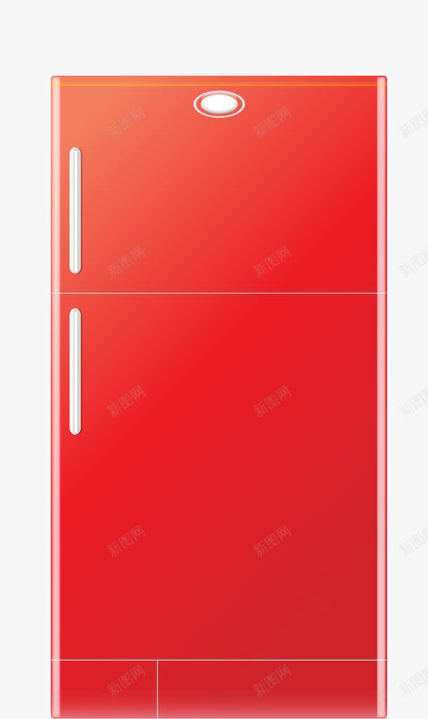 红色的家用电器冰箱矢量图eps免抠素材_88icon https://88icon.com 冰箱 卡通手绘 家用电器 电器 红色 矢量图