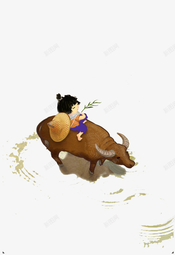 中国风卡通牧童牧牛装饰图案png免抠素材_88icon https://88icon.com 中国风 免抠PNG 卡通 放牛 牧牛 牧童 装饰图案