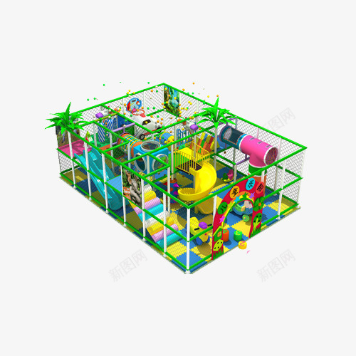 好玩的淘气堡png免抠素材_88icon https://88icon.com 儿童 小孩 淘气堡 玩具