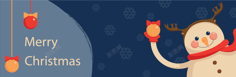 卡通圣诞背景矢量图ai设计背景_88icon https://88icon.com 几何 卡通 圣诞 手绘 海报banner 童趣 雪人 矢量图
