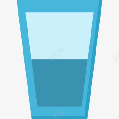 玻璃的瓶子水图标图标