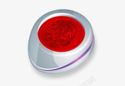 指纹识别器红色指纹识别器高清图片