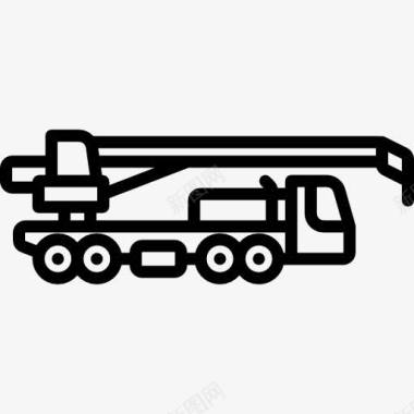 货物TruckCrane图标图标