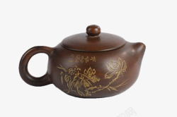 中国风紫砂茶壶一壶茶素材