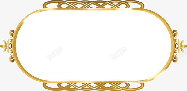 金色精美欧式花纹边框矢量图ai免抠素材_88icon https://88icon.com 欧式 精美 花纹 边框 金色 矢量图