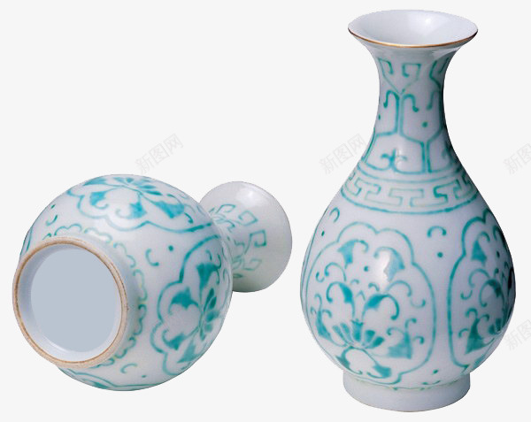 陶瓷花瓶psd免抠素材_88icon https://88icon.com 花瓶产品 花瓶花纹素材 陶瓷花瓶