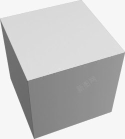 立体几何3D石膏画笔素材