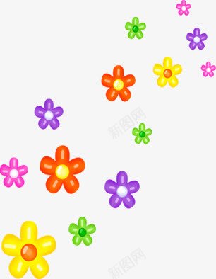 彩色手绘儿童节花朵png免抠素材_88icon https://88icon.com 儿童节 彩色 花朵