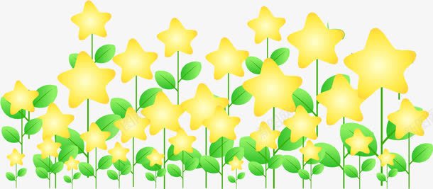 黄色卡通可爱五角星花朵植物png免抠素材_88icon https://88icon.com 五角星 卡通 可爱 植物 花朵 黄色