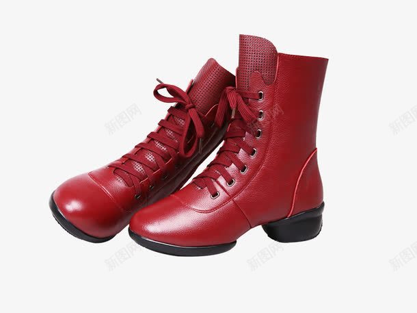 一双红色真皮鞋png免抠素材_88icon https://88icon.com 产品实物 女鞋 红色 鞋