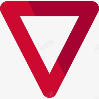 三角交通标志图标图标